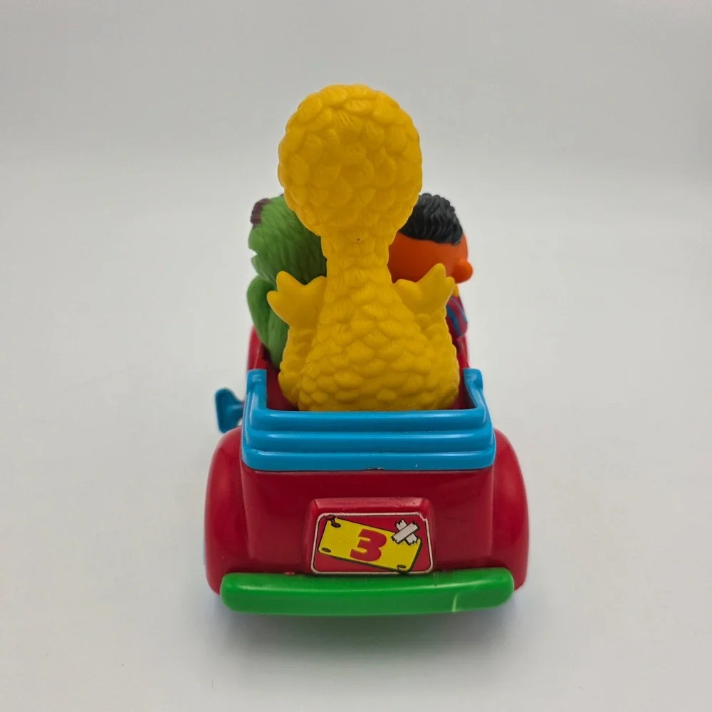 Vintage‎ Tyco Sesame Street Ernie Bert Oscar Car Toy Preschool Childrens Fun